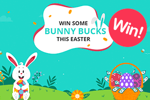 Win some bunny bucks this Easter